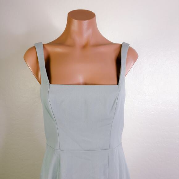 Bella Bridesmaids BB136 Square Neck Maxi Dress Alternate Rachel Green Friends 0 - Picture 7 of 12